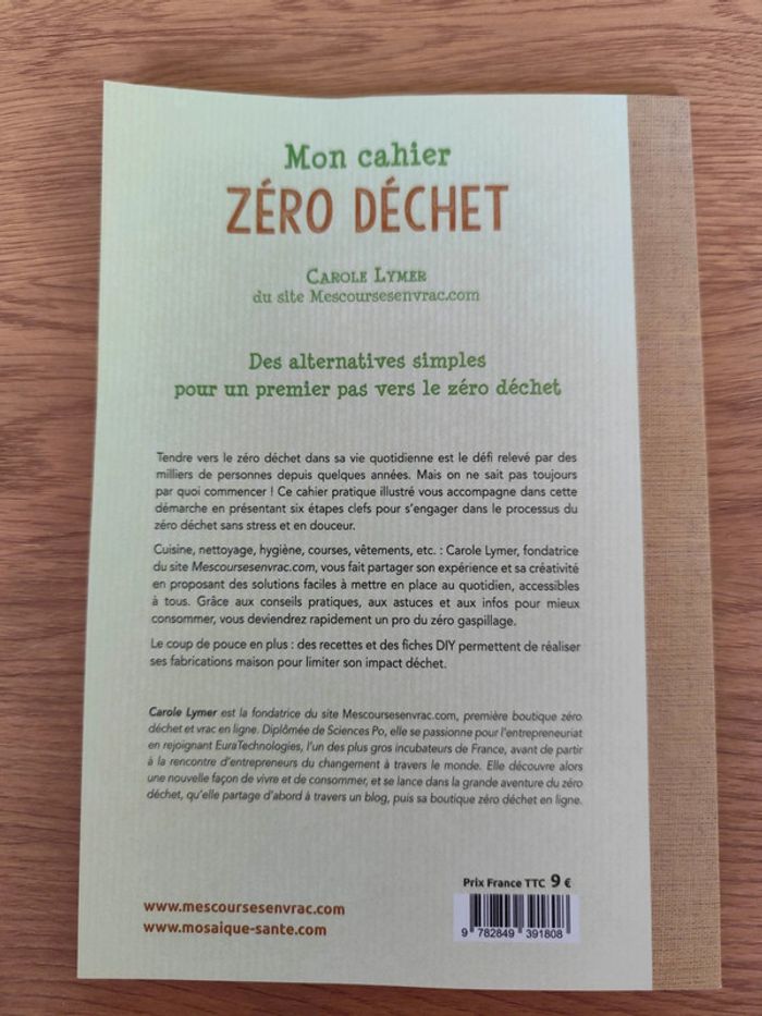 Mon cahier Zéro déchet de Carole Lymer - photo numéro 4