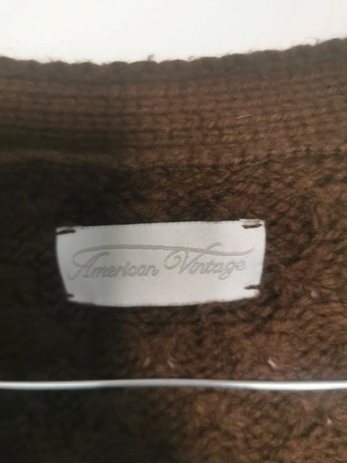 Gilet marron American Vintage - photo numéro 3