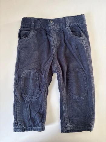 Pantalon côtelé garçon - taille 6 mois