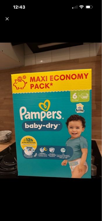 Couche taille 6 Pampers