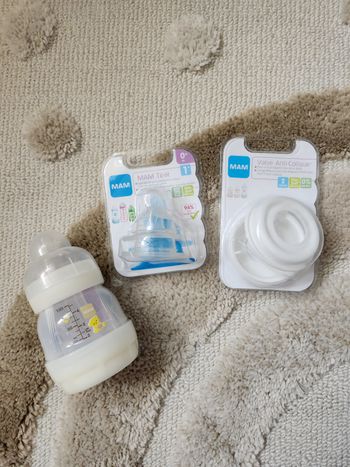 Lot MAM biberon tetine valve