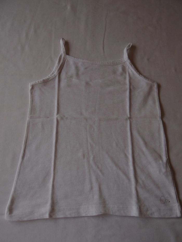 débardeur blanc 8 ans - photo numéro 2