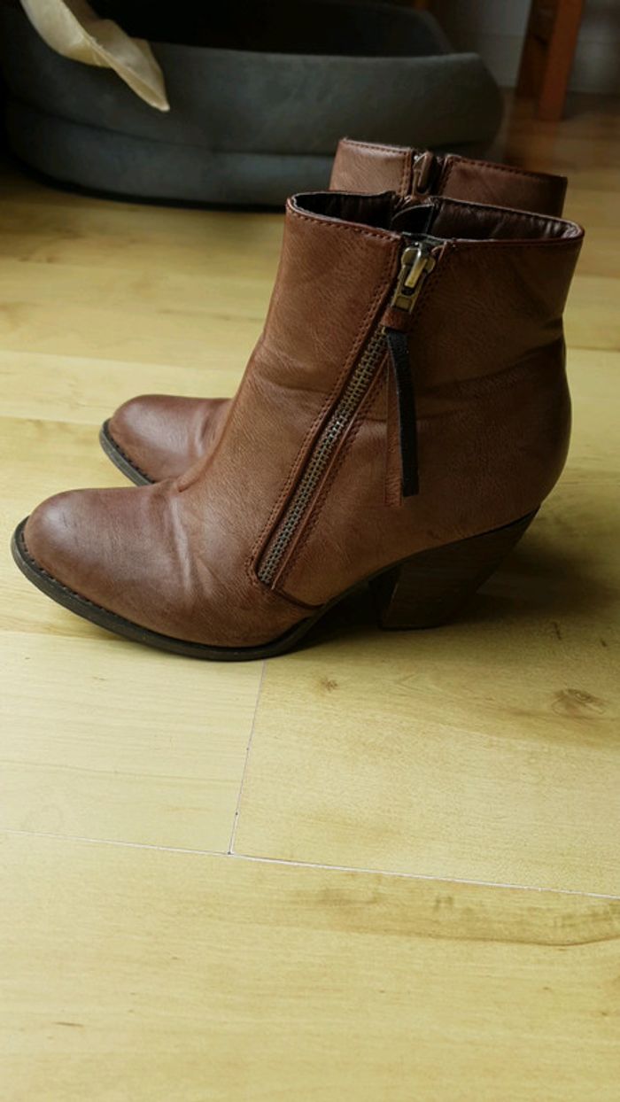 Bottines marron - photo numéro 3