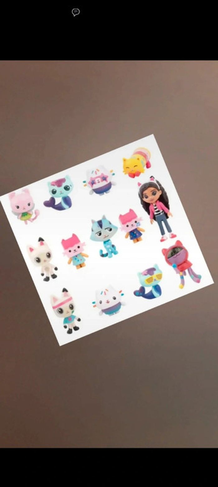 Lot de figurine Gabby chat