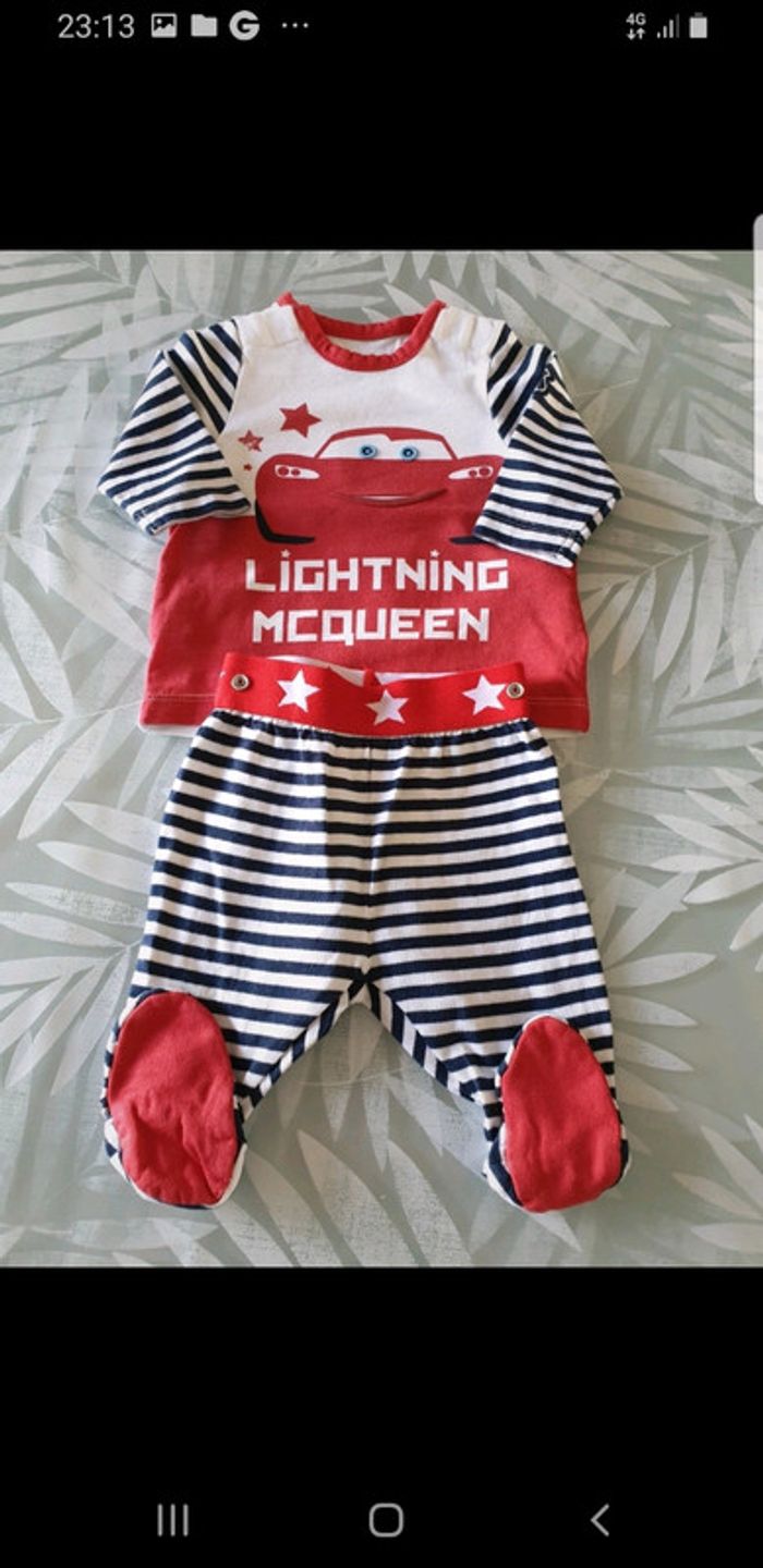 Pyjama coton cars orchestra 1 mois