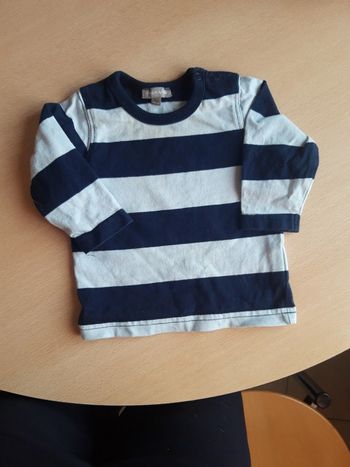 Tee-shirt manches longues 6 mois offert