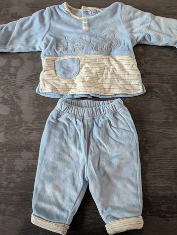 Ensemble épais tout doux éléphant