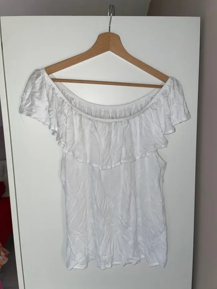 Haut blanc H&M L