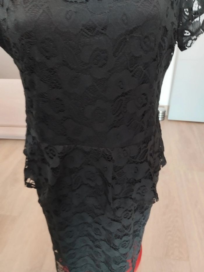 Robe habillée noire femme taille 44 tbe - photo numéro 3