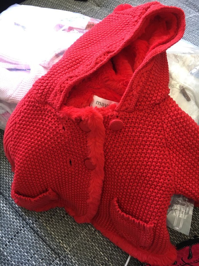 Veste capuche pour Bébé fille - 2-4 mois (65 cm) - photo numéro 3