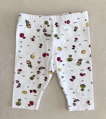 Legging corsaire 6 mois motifs ananas pastèque parfait état