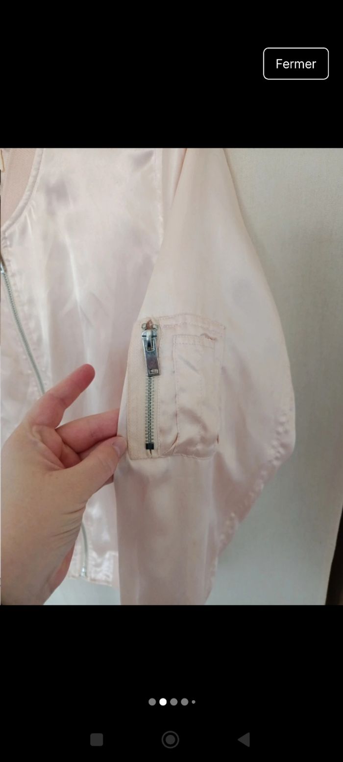 Veste rose pâle cache cache taille S - photo numéro 5