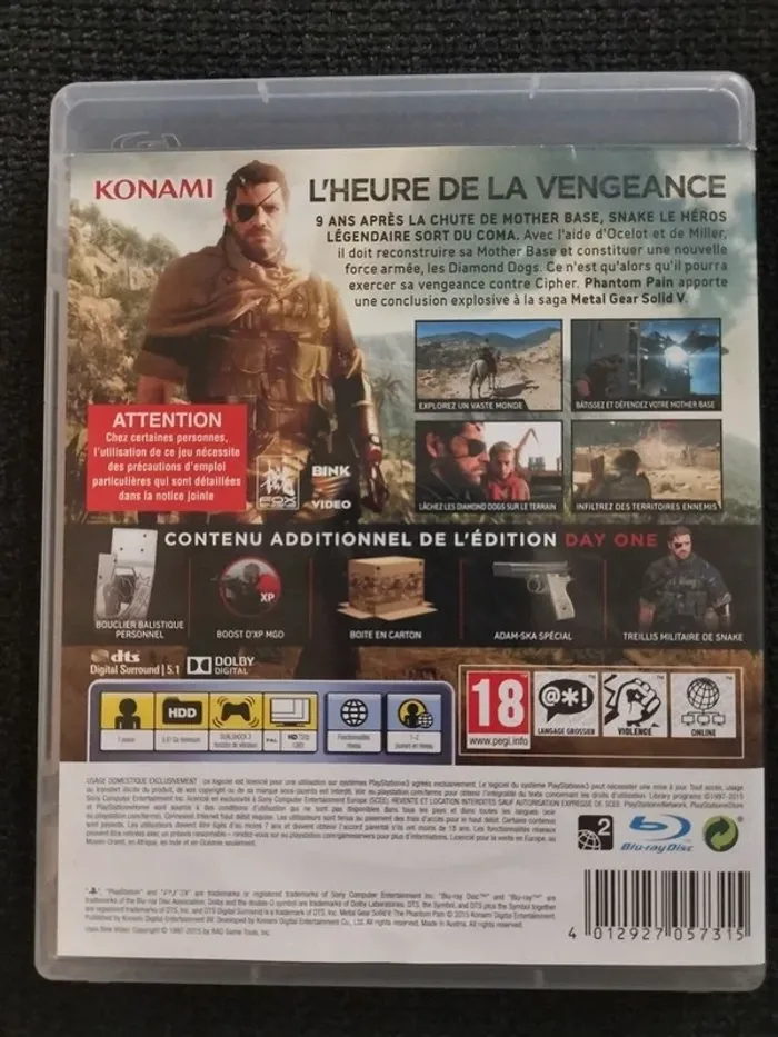 Jeu ps3 the phantom pain - photo numéro 2
