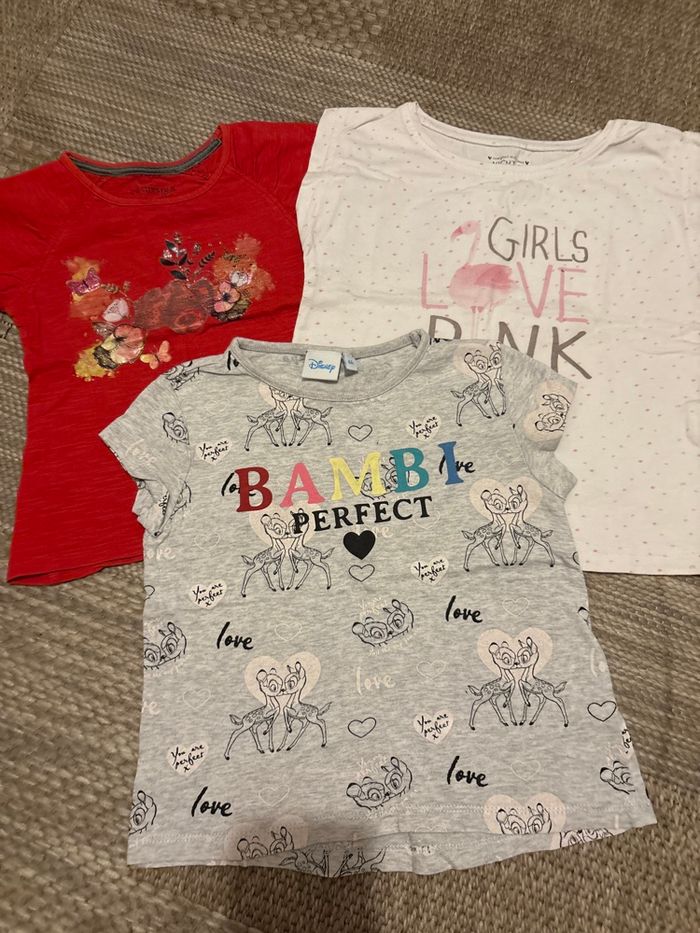 Lot de t-shirt manches courtes 4 ans - photo numéro 1