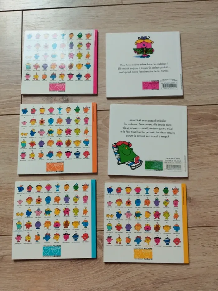 Lot de 6 livre monsieur madame - photo numéro 2
