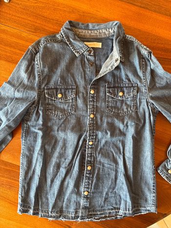 Chemise en jeans manches longues 10 ans orchestra fille