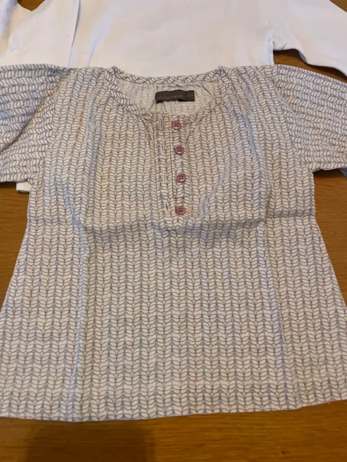 8 tshirts à manches longues fille 12 mois - photo numéro 9