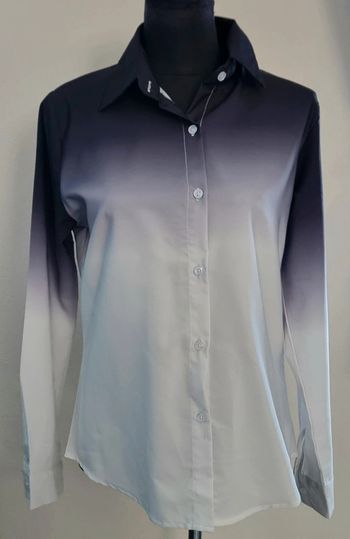 Chemisier dégradé gris