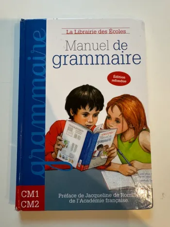 Livre Manuel de Grammaire CM1/CM2