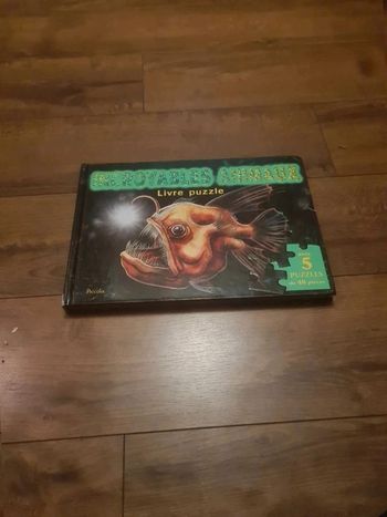 Livre  puzzle incroyable animaux