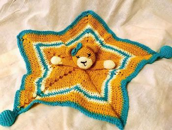 Doudou fait main « Ourson fille »