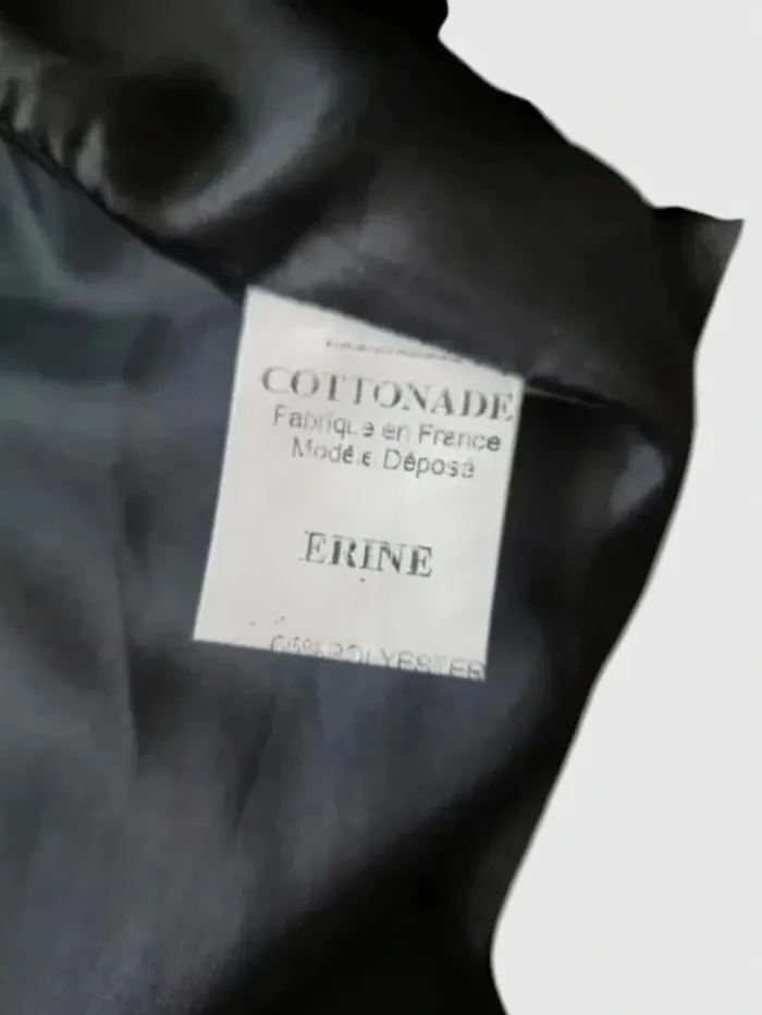 robe midi cache coeur Cottonade paris couleur bordeaux ,avec doublure taille M - photo numéro 10