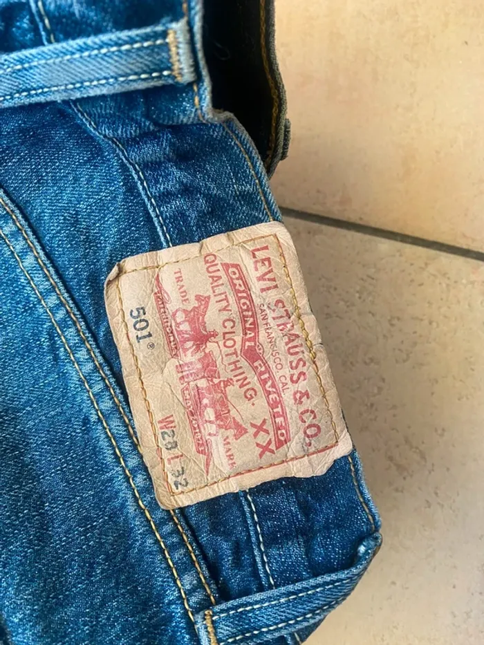 Jean Lévis strauss 36 bon état vintage style - photo numéro 7