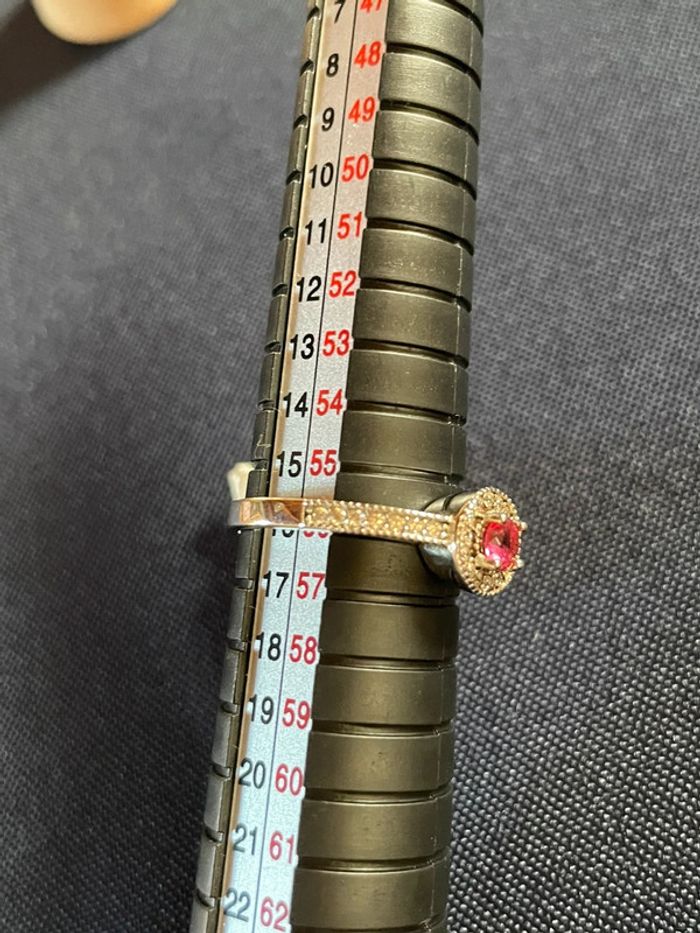 Bague - pierre rouge - Jewel Candle - photo numéro 4