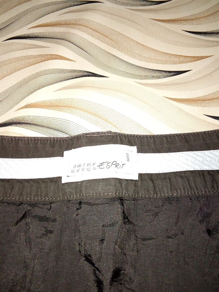 Jupe marron avec fine rayures esprit taille 44 - photo numéro 4