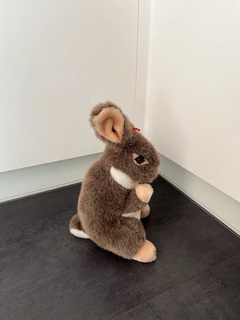 Peluche lapin 35cm de hauteur toute douce en excellent état