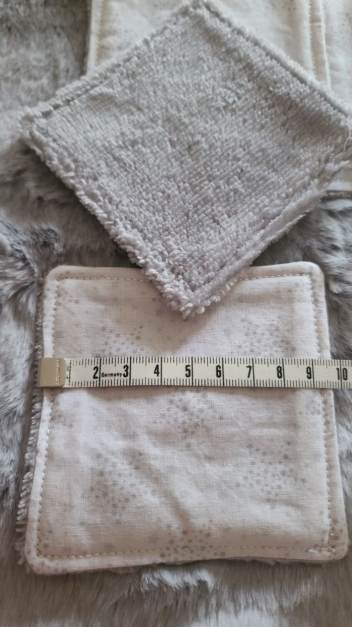 Lot de 12 lingettes lavables - photo numéro 2