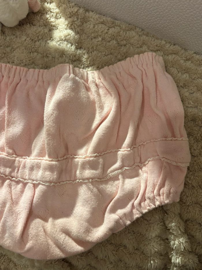 Bloomer rose Baby Dior en coton 3 mois - photo numéro 3