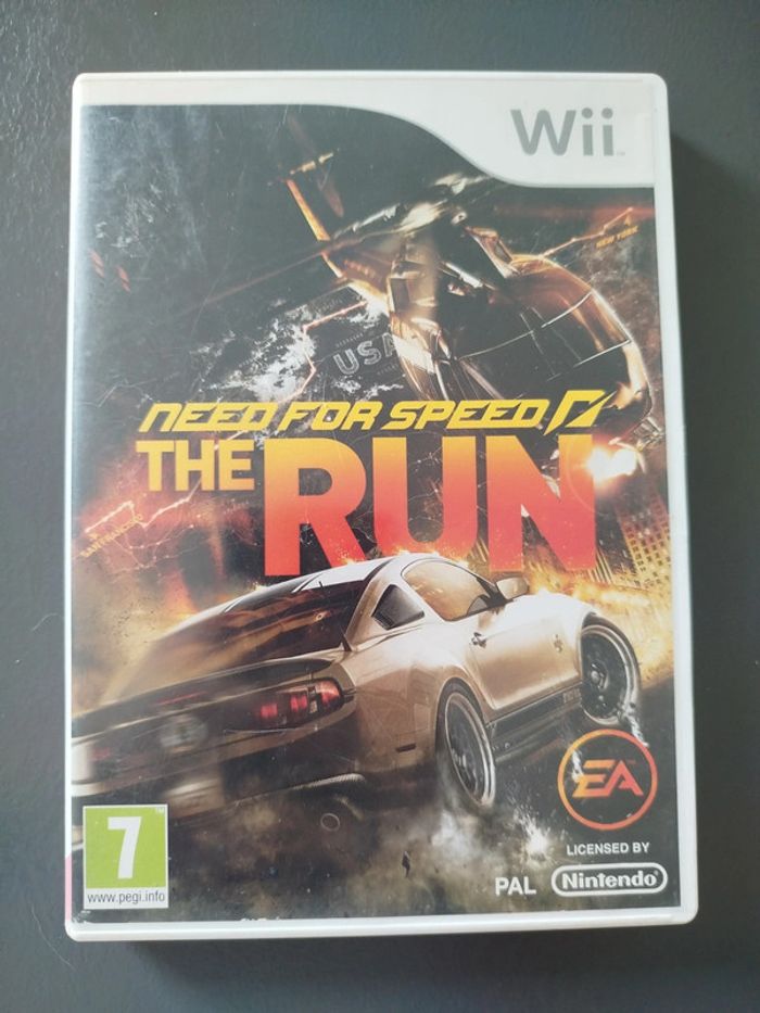 Boitier need for speed the run wii - photo numéro 2