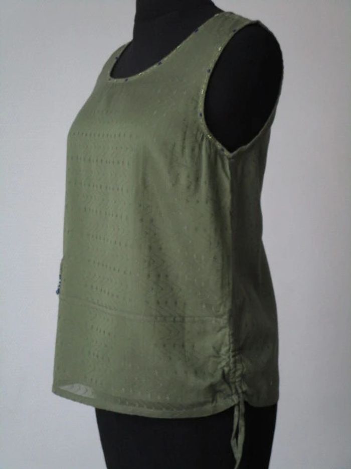 Blouse kaki Jac Jac 38/40 NEUVE - photo numéro 5
