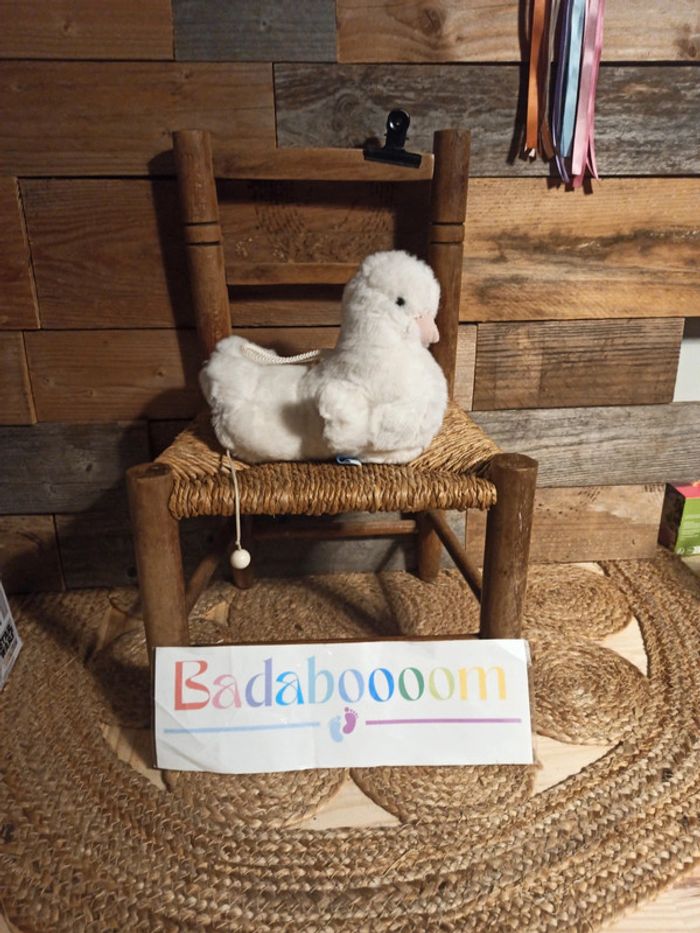 Peluche colombe musicale vintage Nounours tbe