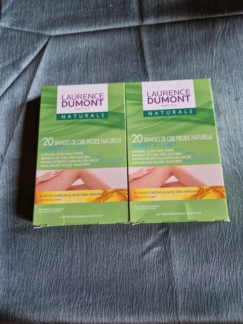 Bandes de cire froide naturelle