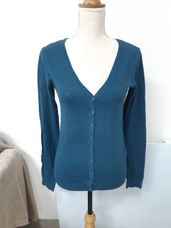 Cardigan turquoise Bonobo T36