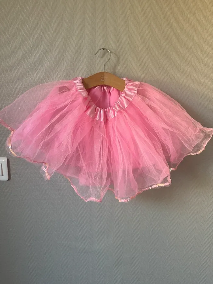 Déguisement jupe tutu rose paillette - photo numéro 4