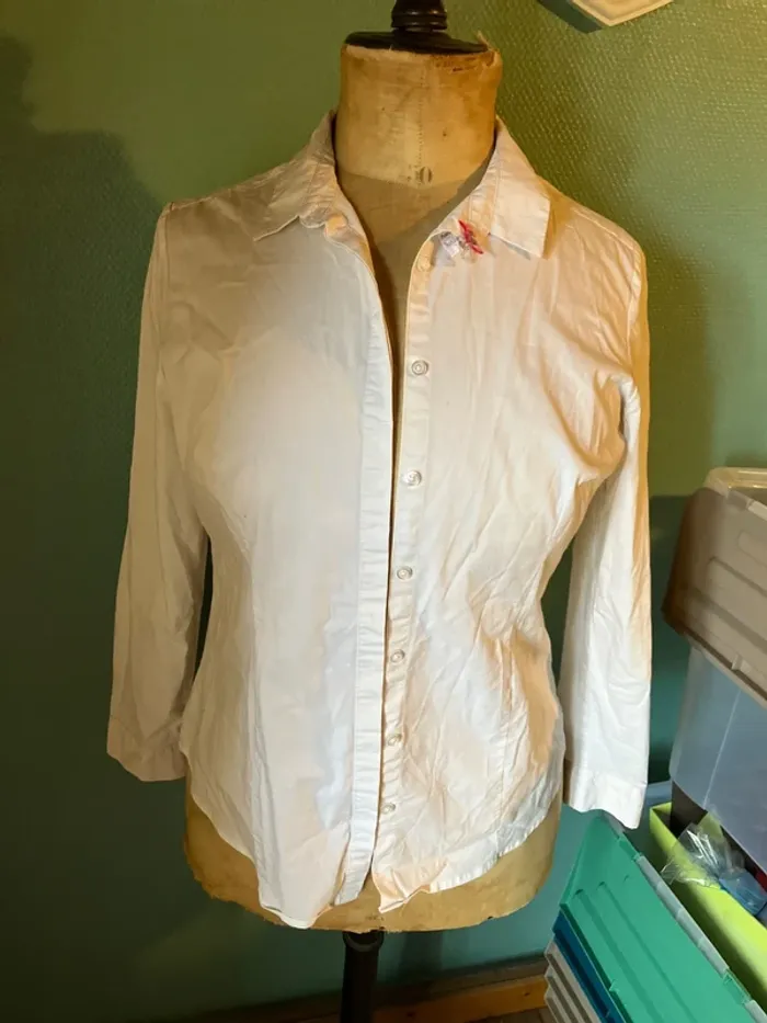 Chemise blanche manche longue @