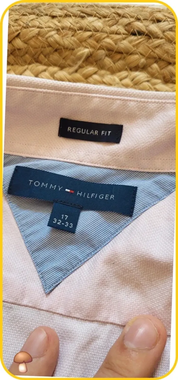 Chemise Tommy Hilfiger Homme XL rose – état satisfaisant - photo numéro 5