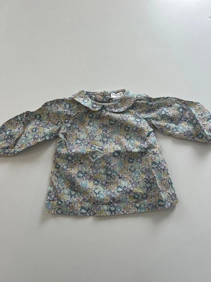 Chemise Liberty col Claudine Cyrillus 3 mois