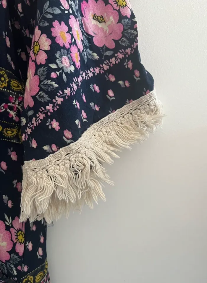 Robe légère manches courtes multicolore T40/42 très bon état - photo numéro 4
