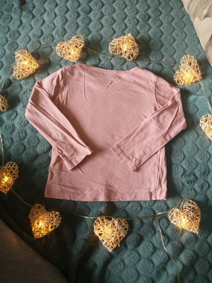 Haut rose pâle inscription princesse - photo numéro 3