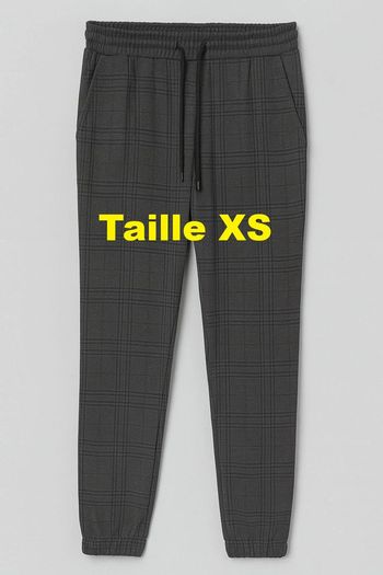 Pantalon de sport gris avec cordon Frilivin Taille XS