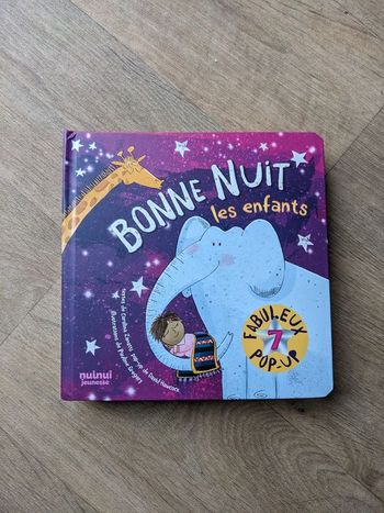 Livre bonne nuit les enfants pop up neuf