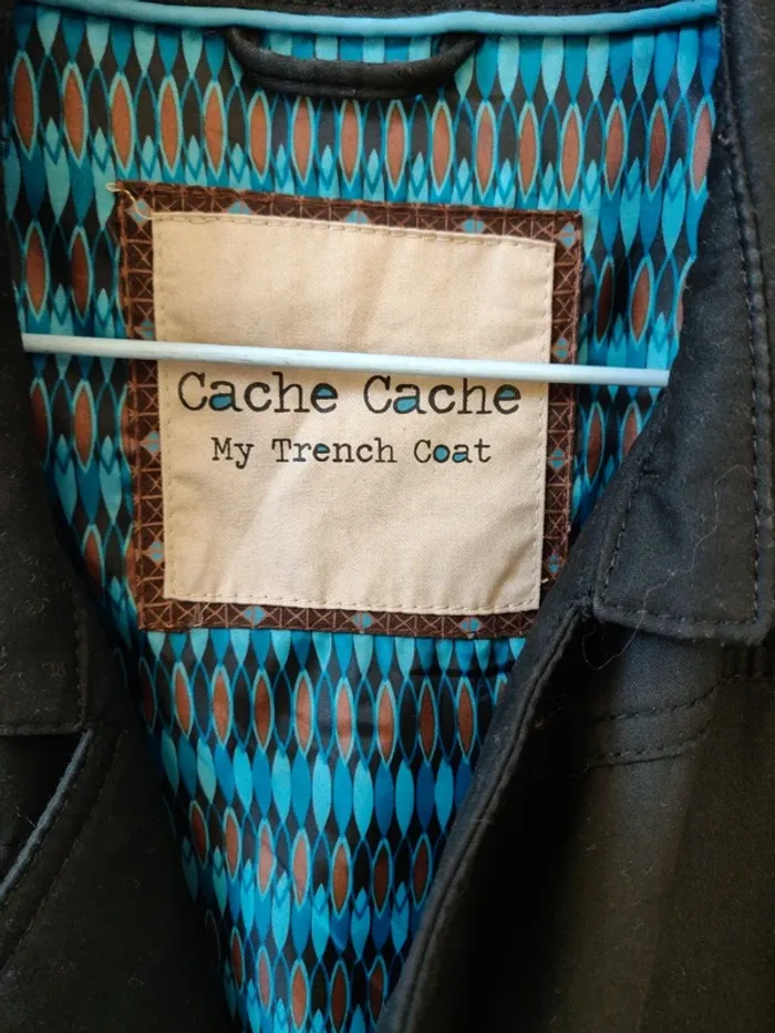 Trench coat Cache Cache noir - photo numéro 2