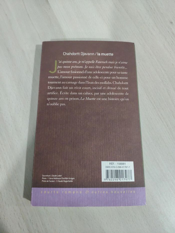 Livre poche La muette Djavann courts romans et autres nouvelles - photo numéro 6