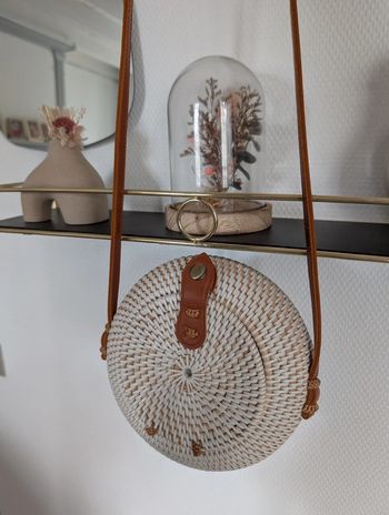Sac bali en rotin