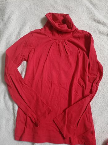 Col roulé Okaïdi rouge 10 ans