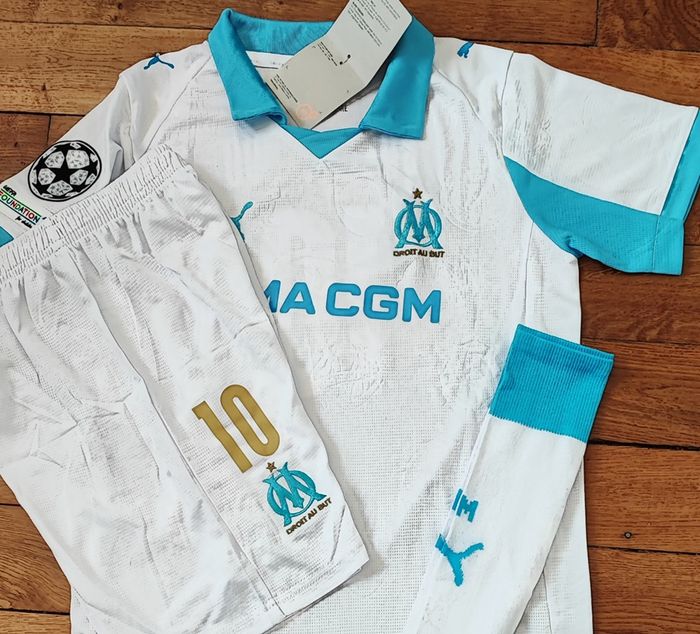 Kit Greenwood O-M taille 14 ans Europe domicile Olympique de Marseille 2026 - photo numéro 2